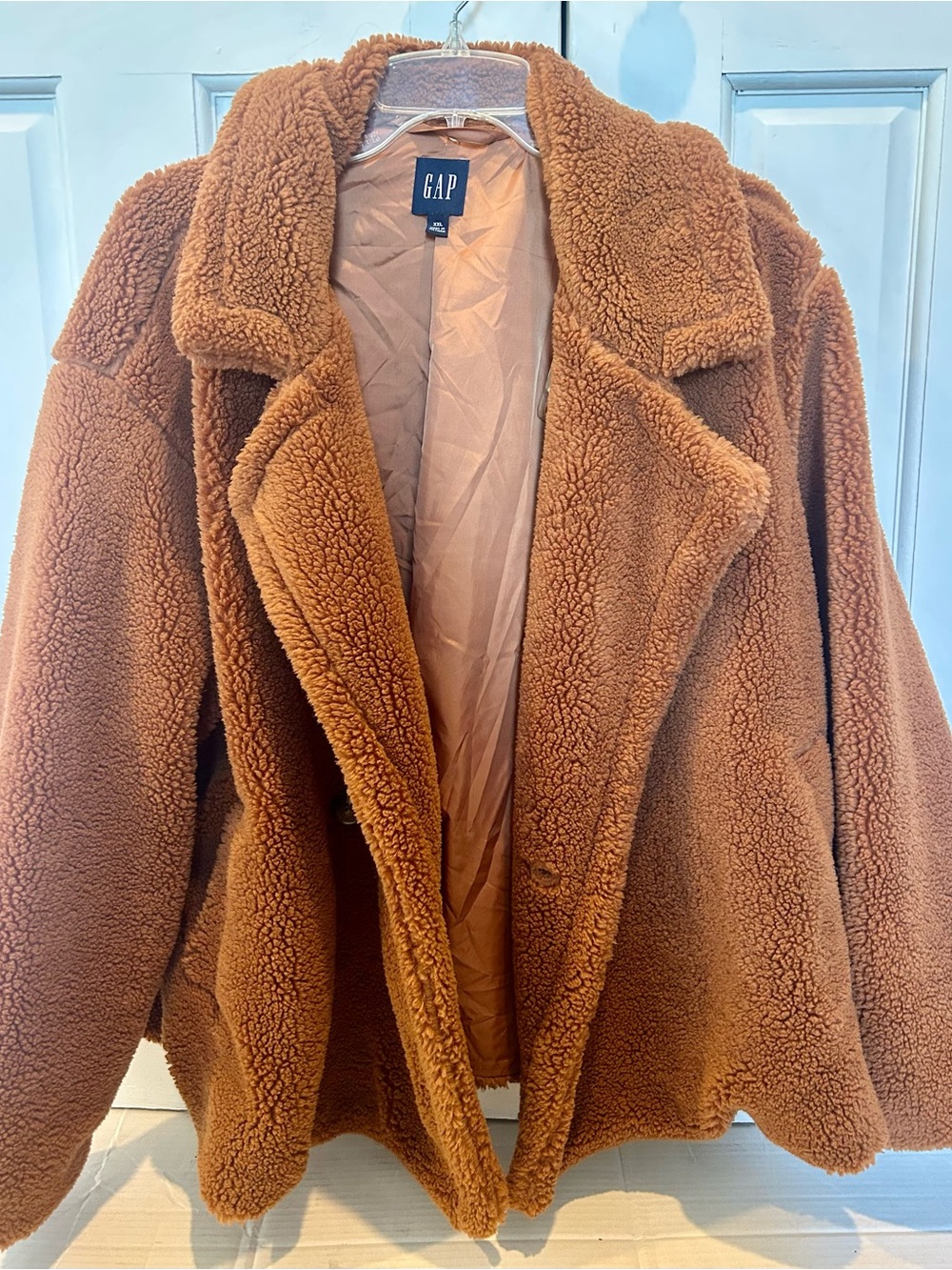 GAP Women's Teddy Jacket in Warm Brown